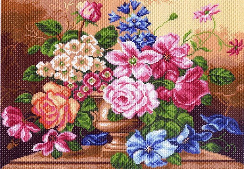 Рисунок для вышивания Матренин Посад (канва), 37х49 -1141 Цветочный вальс