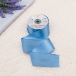 Лента атласная 1-сторонняя 50.0 мм / 27.4±2 метров, 6149, 140 голубой, 12, Globus