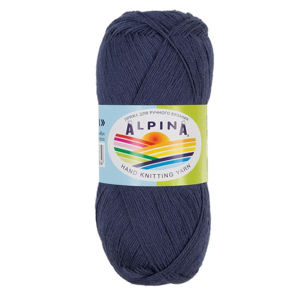 Пряжа Alpina Viven / уп.10 мот. по 50г, 405м, 32 серо-синий