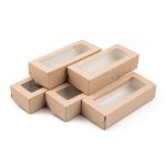 Коробка универсальная с окном 17х7х4 см, 5 шт, S-Chief BFC-035