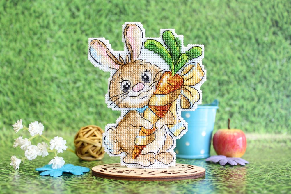 Набор для вышивания нитками МП Студия (Жар-птица), Пушистое счастье, 12х10 см