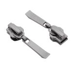 Слайдер (замок) для молнии металл Т5 (5 мм), черн. никель, M-5971, 20 шт