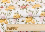 Ткань для пэчворка Peppy Версальские сады, рулон 112 см / 5 метров, ВС-15 белый, Peppy