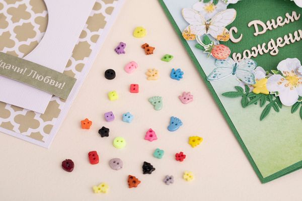 Набор пуговиц 5х9 шт, Mr.Painter LZB - 024