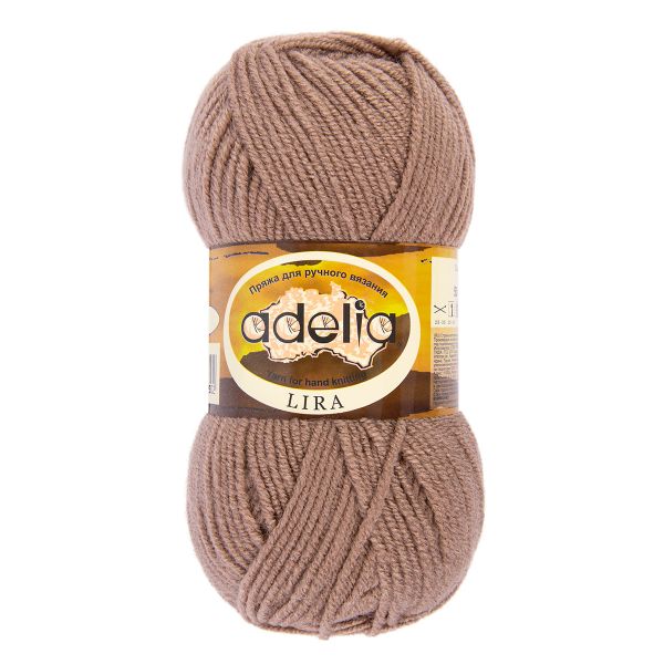 Пряжа Adelia Lira / уп.10 мот. по 50г, 200 м, 07 св.коричневый