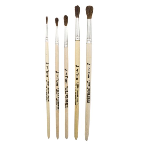 Набор 5 кистей Ромашка