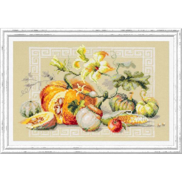Набор для вышивания нитками Чудесная игла, Праздник урожая 30х20см