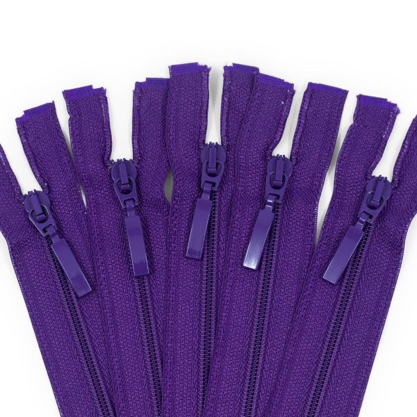 Молния спираль (витая) Arta Т5 (5 мм) 1 зам., разъем., 60 см, цв. 865 яр.фиолетовый, уп.5 шт