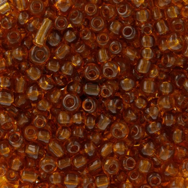 Бисер Zlatka 11/0, 100 г, №0002C янтарный, (0001-0021A) Zlatka GR