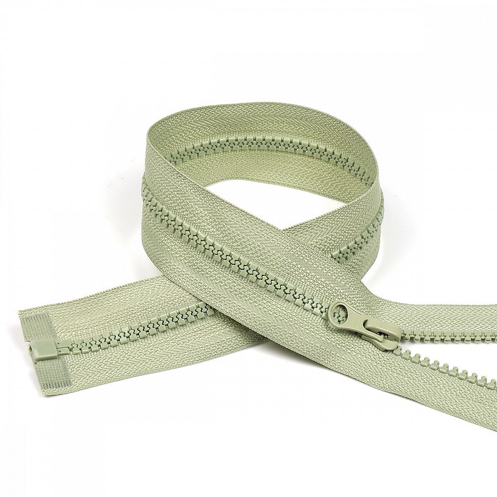 Молния трактор Т5 (5 мм) 1 зам., разъем., 40 см, усил.звено, цв.S110 оливковый уп.50 шт