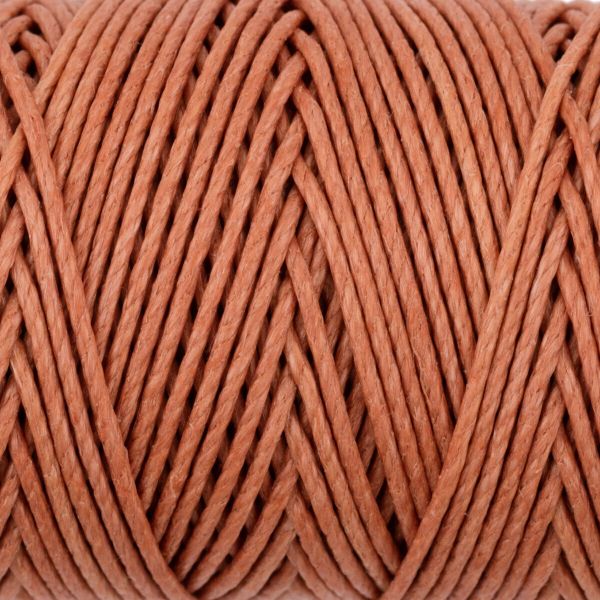 Нитки для кожи вощёные кручёные (Рами) 0.55 мм, 25 м, 010 коричневый, LC-004, Промысел