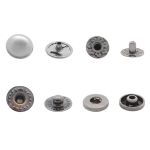 Кнопка Альфа (S-образная) ⌀10.0 мм, ≈144 шт, СТАЛЬ, черный никель, NEW STAR