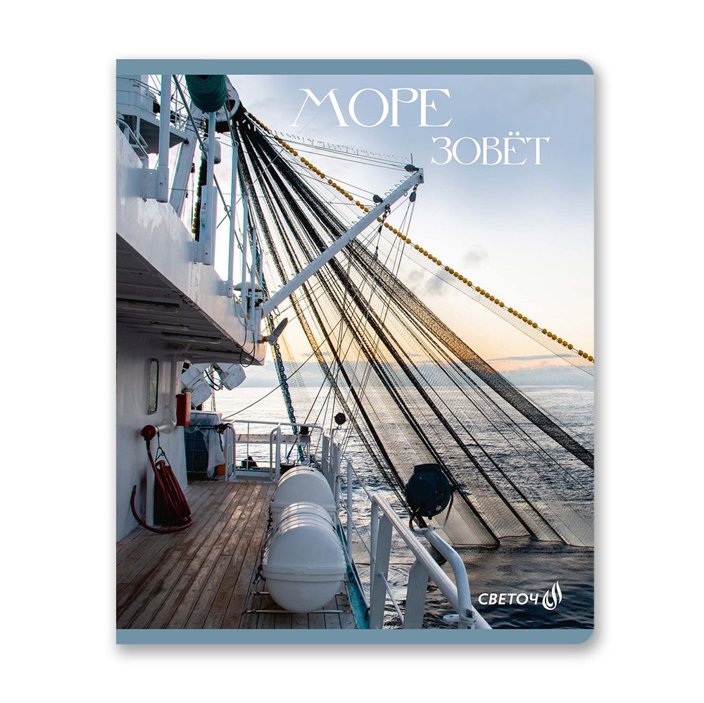 Тетрадь ученическая общая, глянцевая ламинация, A5+ 48 л. на скобе 65 г/м², белизна 100 %, 10 шт, клетка, 00997 Полный котец!, Светоч 48Т11