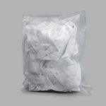 Кнопки пластиковые на тесьме (кн. ⌀8мм, тесьма 18мм, шаг 17 мм), 1/42 по 3, цв. белый, 10 м