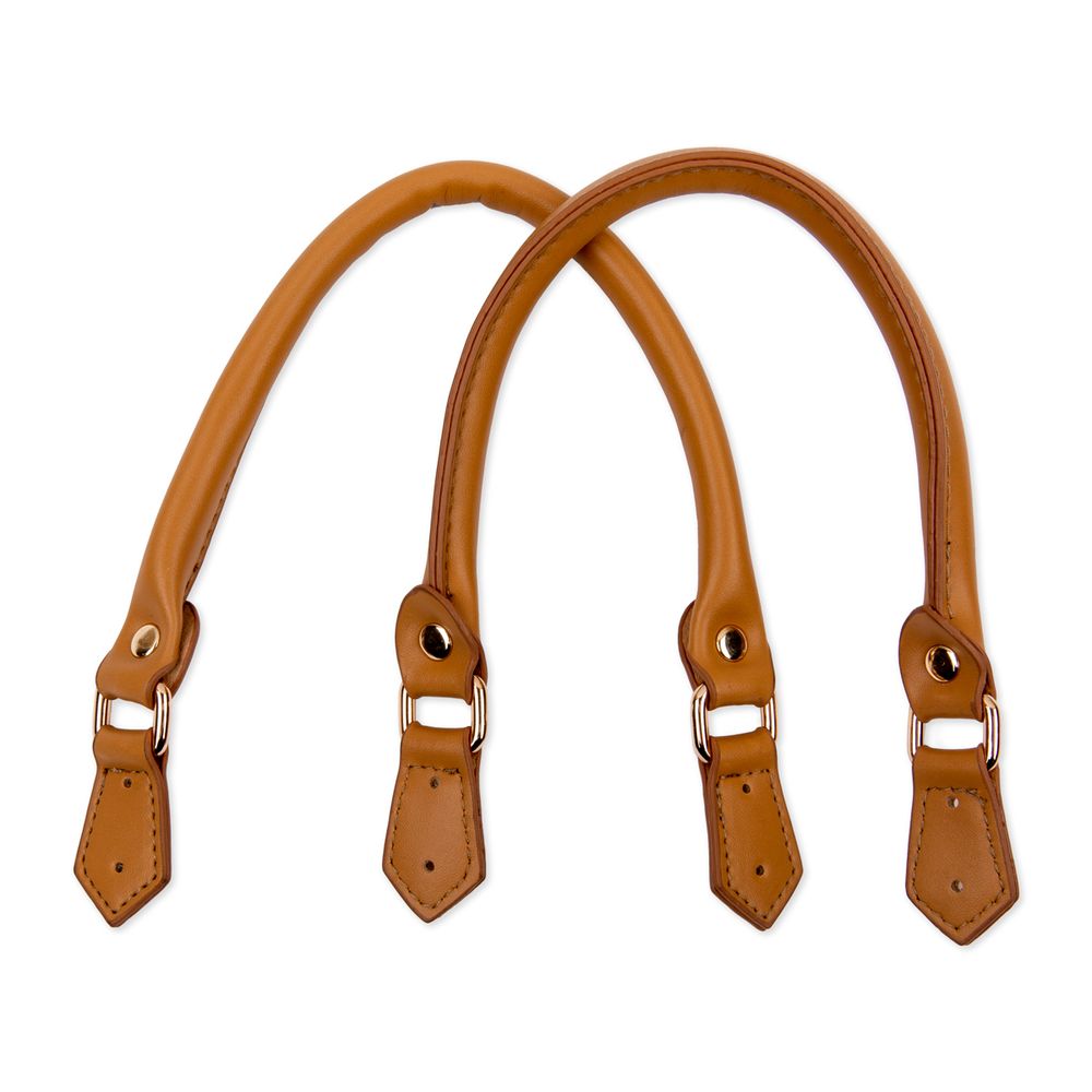 Ручка для сумки 41 см, 2 шт, №06 коричневый, Gamma HA-39