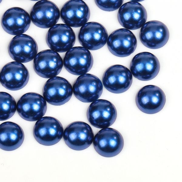Полужемчужины перламутр Круг, 1906-33, 6мм цв.А33 синий, 500г