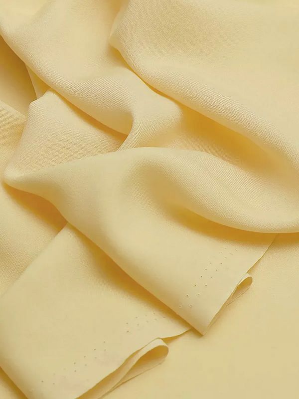 Штапель 110 г/м², 145 см / 25 метров, TBY-Vi-30-39, цв.39 св.желтый