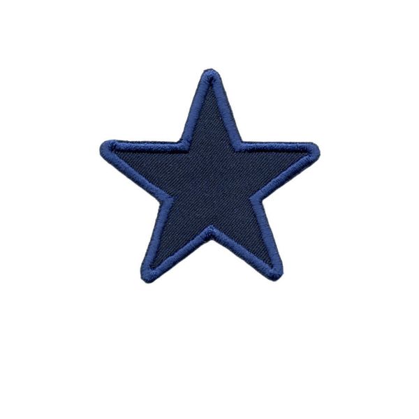 Термоаппликация Звезда, 60х59мм (10 шт) (синий), 016