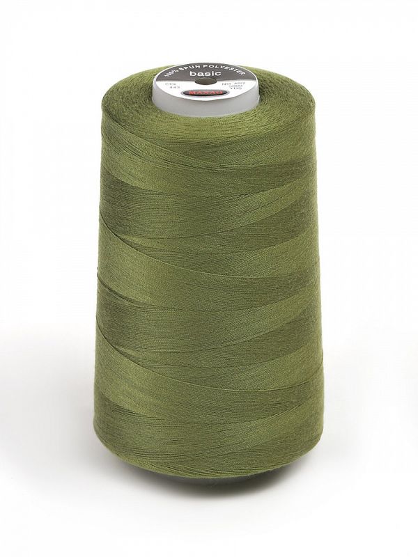 Нитки швейные Max 40/2, 4570 м (5000 ярд), 443 зеленый / 1 бобина