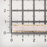 Лента атласная 1-сторонняя 6.0 мм / 22.86±1 метров, с золотой нитью, 147 розовый, Globus
