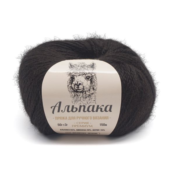 Пряжа Камтекс Альпака / уп.6 мот. по 50 г, 150 м, 094 брауни