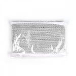 Тесьма отделочная 20 мм, 1-10 цв.серебро уп.13.71м