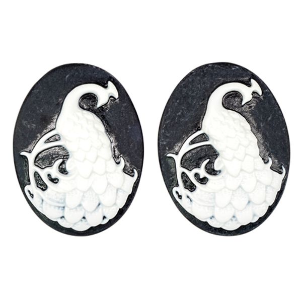 Камеи, 28х38 мм, 2 шт