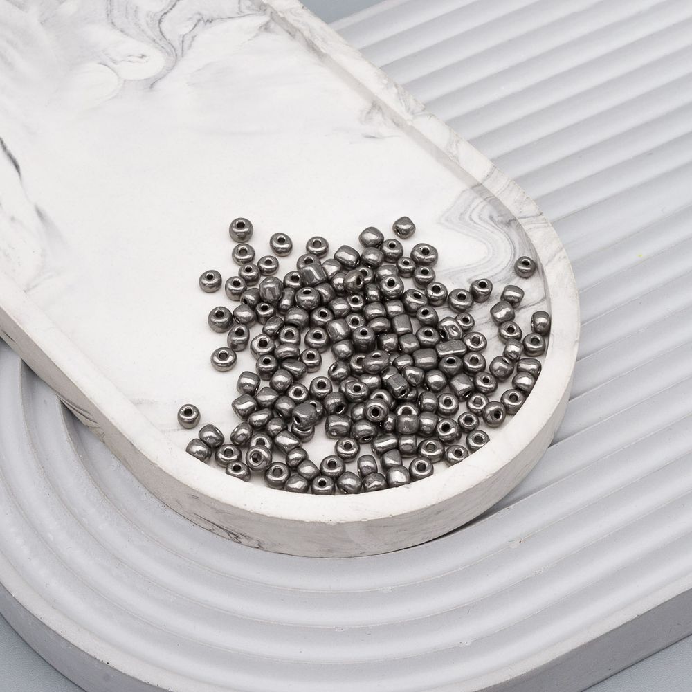 Бисер Astra&Craft 6/0 (4.1 мм), 150 г (10х15 г), цв. 577 эффект стали