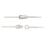 Пряжка-застежка металл (Nickel Серебро (никель)), МВ_2236, 6 шт