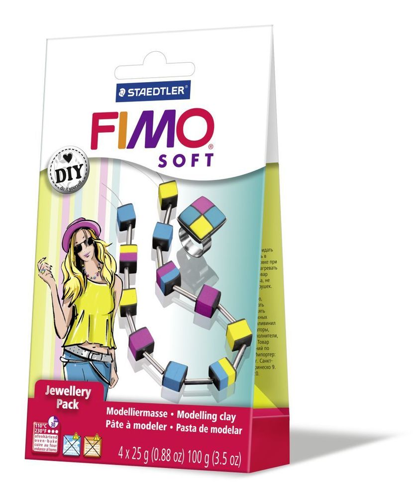 Набор для создания украшения Fimo Soft &quot;Кубы&quot;, 8025 06