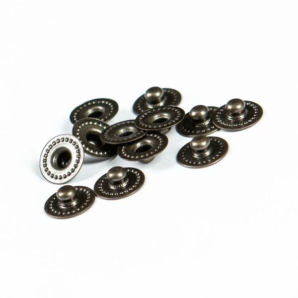 Часть кнопки Альфа (S-образная) ⌀11 мм (C-часть), 5/12 пруж. латунь, 100 шт, S090507, BIG