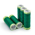 Нитки отделочные Gutermann Top Stitch, 30м, 402 изумрудно-зеленый, 5 катушек