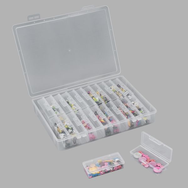 Контейнер для хранения мелочей 32.3х23.1х5 см, 24 штуки в боксе