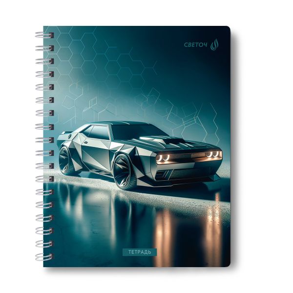 Тетрадь ученическая общая, A5 96 л. на гребне 60 г/м², белизна 90 %, 4 шт, клетка, 01184 МИКС - Тут интересно, Светоч Т111