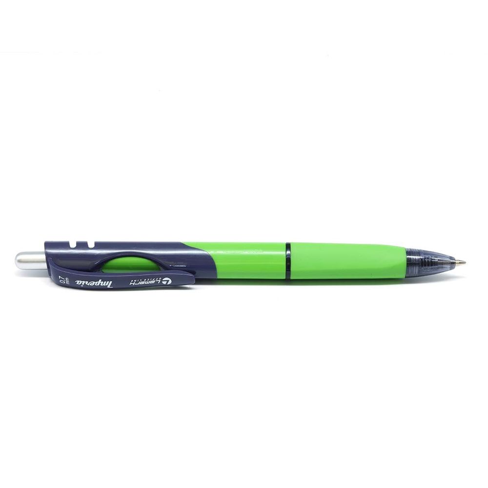 Ручка шариковая автоматическая Imperia зеленый корпус, с рез.держателем, синяя 0,7 мм, LAMARK645, 12 шт