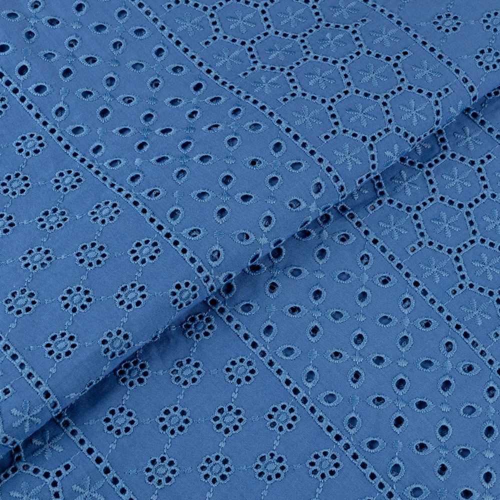 Ткань шитьё (прошва) 150х135 см, 17-4028 под джинс, Gamma YFAS-981