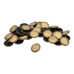 Пуговицы на ножке 28 (18мм), металл (OB бронза), ME_678, 36 шт