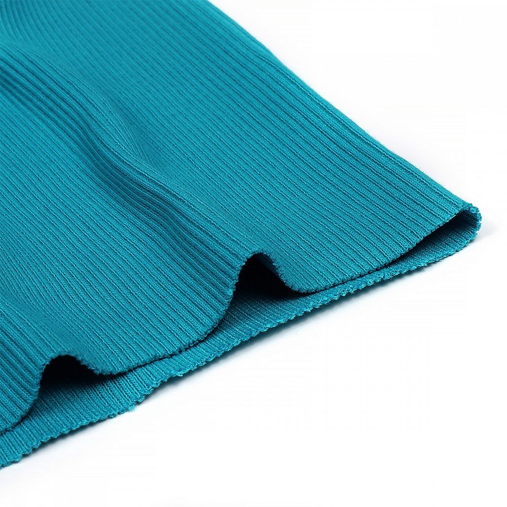 Кашкорсе с лайкрой ОЕ 230 г/м², 60+60 см / 15 метров, КАШ.230.17-4432.15, бирюза