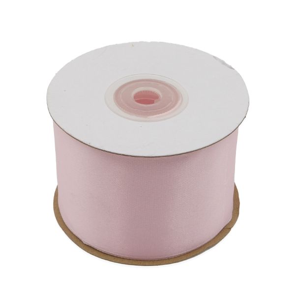 Лента атласная 1-сторонняя 50.0 мм / 22.86±1 метров, 008 бледно-розовый, Globus