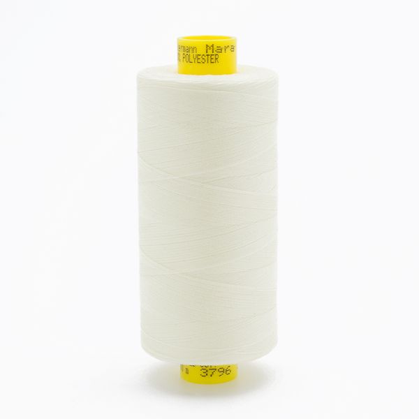 Нитка универсальная Gutermann Mara 120/2, 1000 м, 700207, 3796 светло-кремовый, 1 катушка