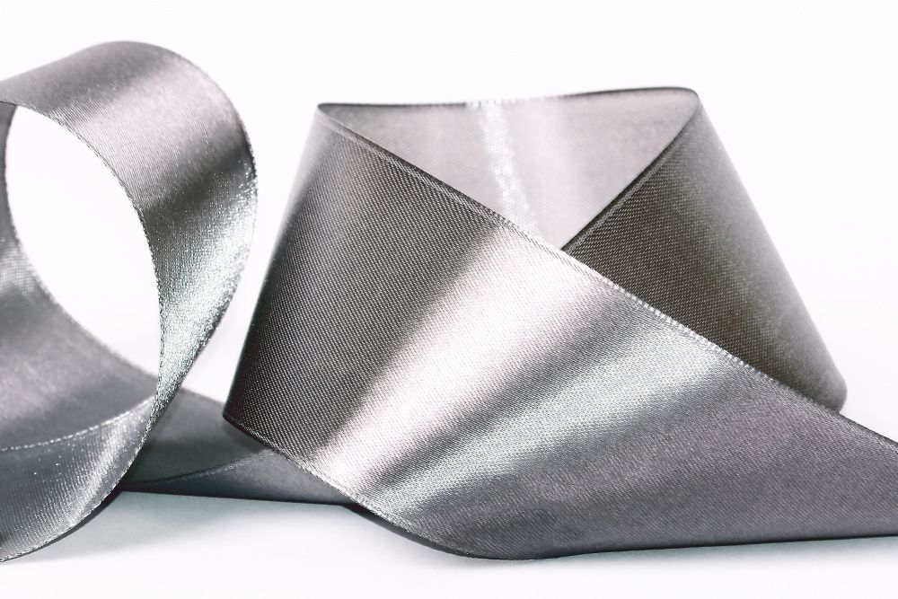 Лента атласная 1-сторонняя 50.0 мм / 33±2 метра, 126 серый, Gamma