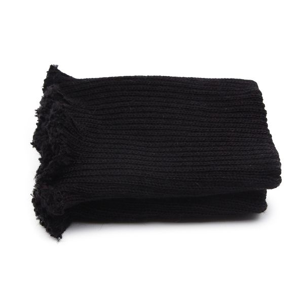 Манжеты трикотажные 8.0х9.5 см, 1 пара, плотные без шва 14кл. 2х2, 004 черный