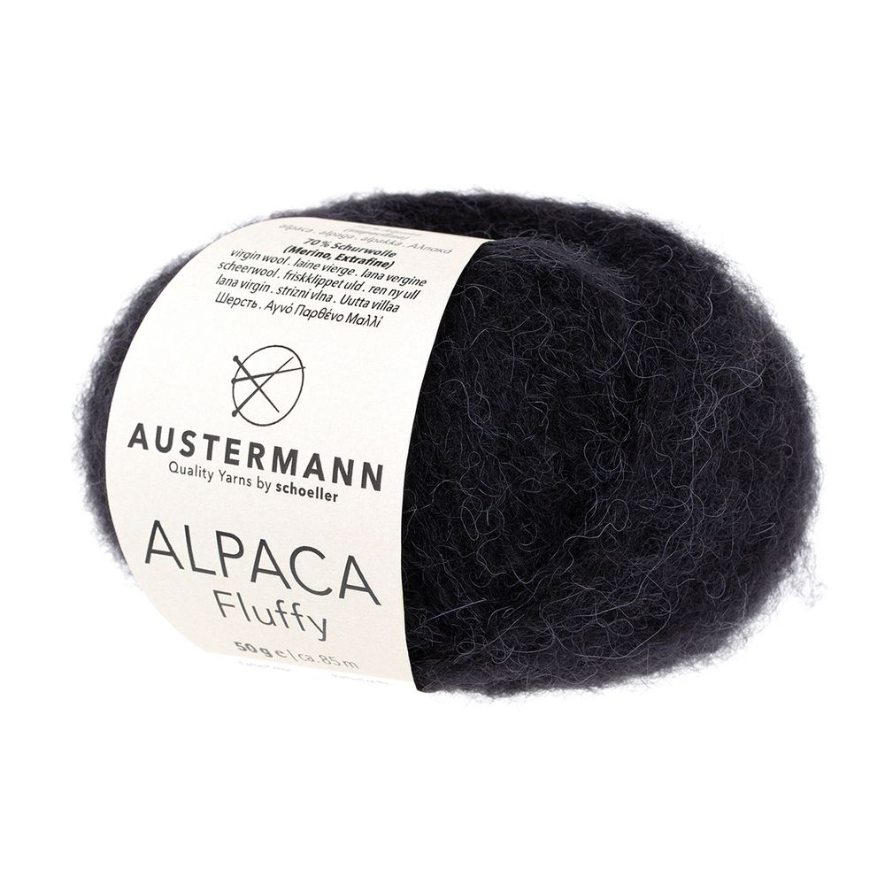 Пряжа Austermann (Аустерманн) Alpaca Fluffy / уп.10 мот. по 50 г, 85 м, 12006