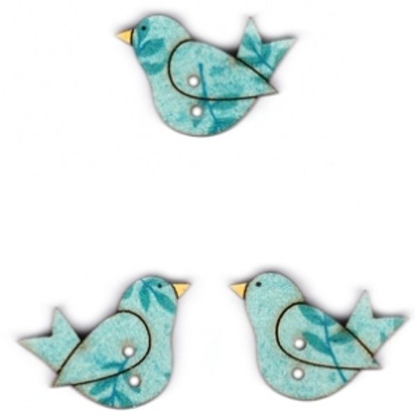 Украшения декоративные пуговицы Aurora, 1 шт, AU-B4816