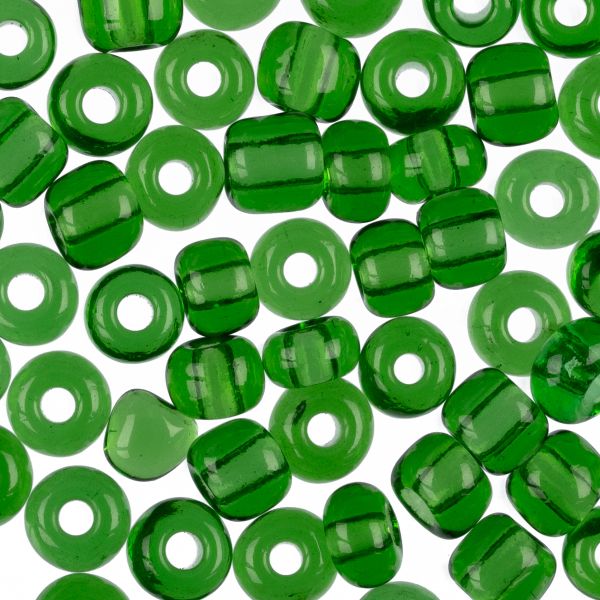 Бисер Zlatka 6/0 (4.1 мм), 100 г (10х10 г), №0007B т.зеленый, GR