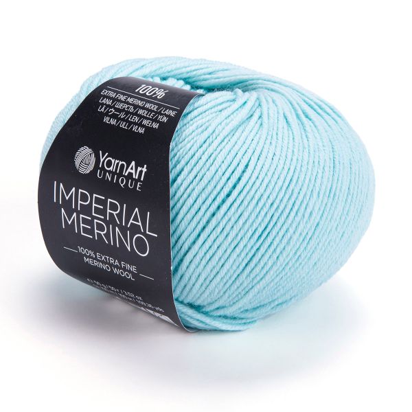 Пряжа YarnArt (ЯрнАрт) Imperial Merino / уп.10 мот. по 50 г, 100 м, 3329 светло-лазурный