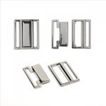 Пряжка-застежка для купальников металл 25.0 мм, 123SW цв.никель уп.10 шт