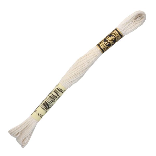 Мулине DMC 117 (Blanc), 12 мотков по 8 метров