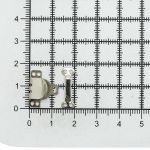 Крючки пришивные 18 мм (16х13 мм), никель, упак. 3 компл, Hobby&Pro, 5 упак