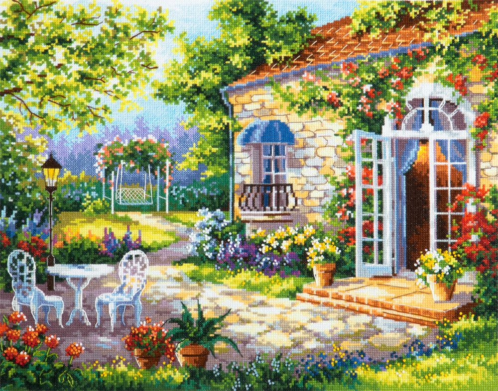 Набор для вышивания нитками Чудесная игла, Дольче вита, 40х32 см